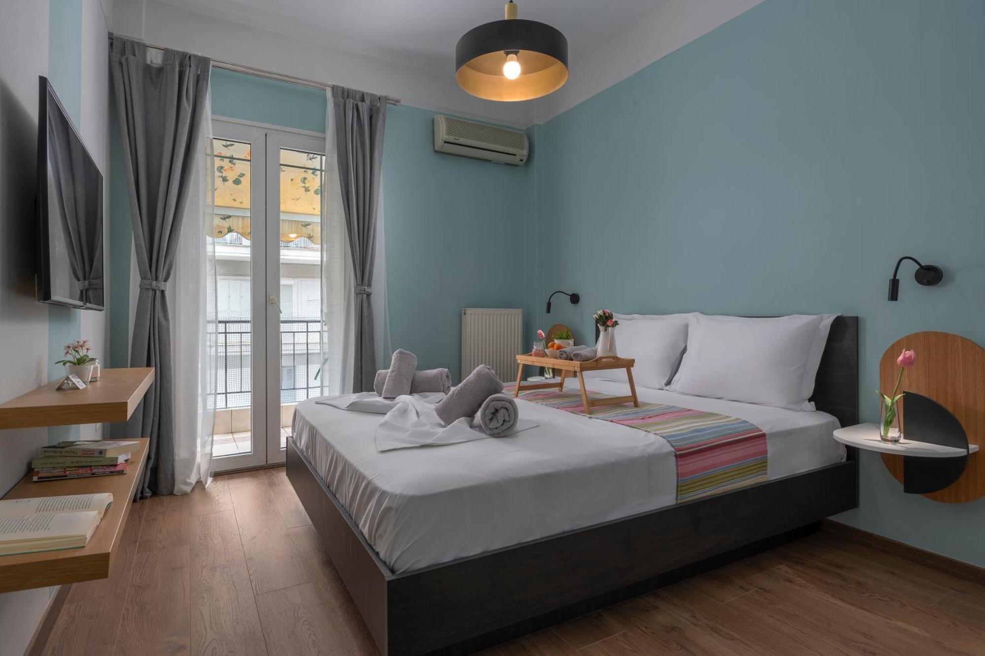 Estia Thessaloniki Apartment, Cozy, Spacious, Sunny, 2 Rooms-5 Beds Exterior foto